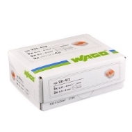 Afbeeldingen van Wago verbindingsklem 2x4mm2 transparant