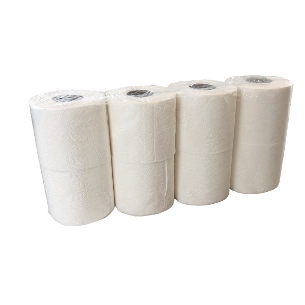 Afbeeldingen van Toiletpapier 3 laags 250 vel 8 rol per pak