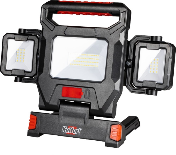 Afbeeldingen van Kel bouwlamp met losse accu handsets