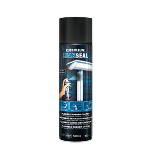 Afbeeldingen van Rubber coating flexibel zwart 500ml lea