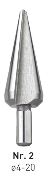 Afbeeldingen van Rotec plaatboor konisch hss No.2 5-200mm