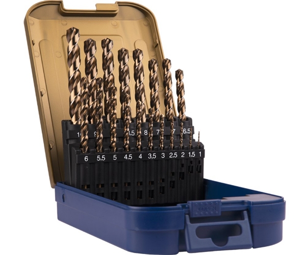 Afbeeldingen van Rotec metaalborenset 110 cobalt 19delig 1-10m