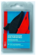 Afbeeldingen van Set krokodillenklemmen rood/zwart TA1 BENNING