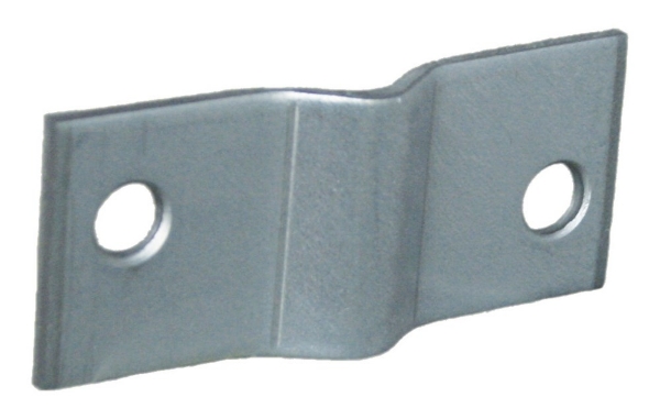 Afbeeldingen van Gaaspaneelbeugel RVS 50x20mm tbv 5mm gaas