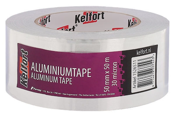 Afbeeldingen van Kelfort aluminiumtape 50mm x50m 30 micron