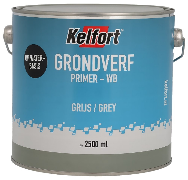 Afbeeldingen van Kelfort grondverf waterbasis GRIJS 2500ml