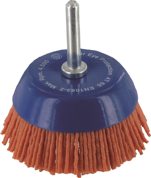 Afbeeldingen van Rotec stiftkomborstel nylon draad 65mm