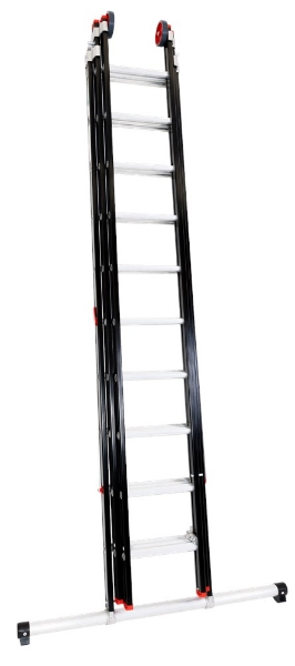 Afbeeldingen van Kel reformladder m.stabilisatiebalk 3x10
