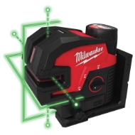 Afbeeldingen van M12™ groene kruislijnlaser/loodlaser 4 punten