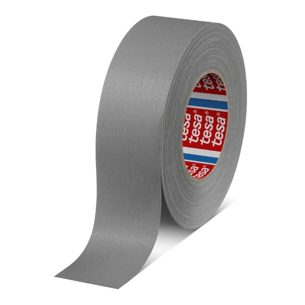 Afbeeldingen van Tesa 4671 weefseltape grijs 50m, 50mm