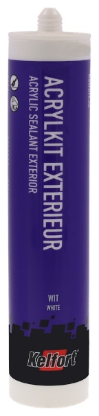 Afbeeldingen van Kelfort acrylkit wit (overschilderbaar) 310ml