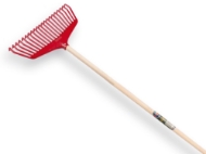 Afbeeldingen van Bladhark nylon FISKARS, houten steel150x2,4mm