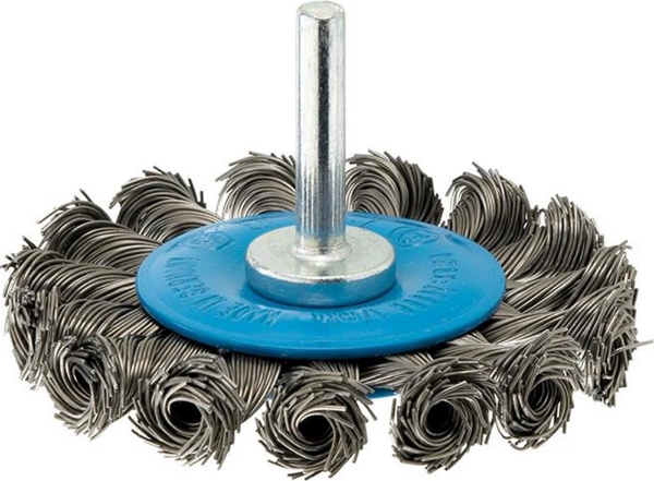 Afbeeldingen van For stiftborstel 75mm 6mm stift getord.draad
