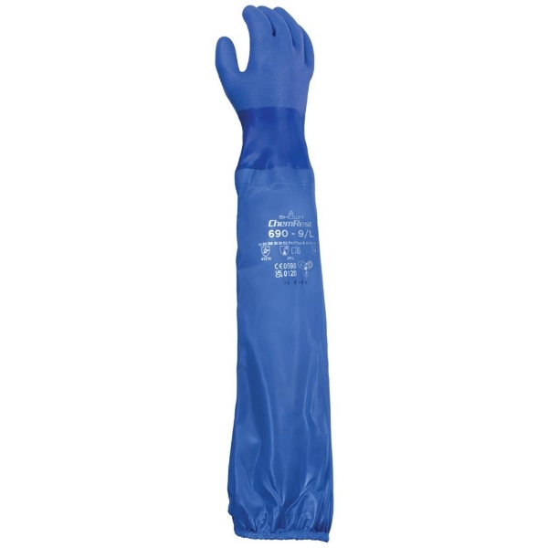 Afbeeldingen van Werkhandschoen riool mt.xl showa 690+mouw