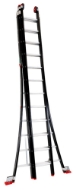 Afbeeldingen van Kel reformladder alu/zwart 3x12