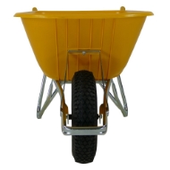 Afbeeldingen van Fort kruiwagen 100ltr. geel sbm-100