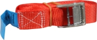 Afbeeldingen van Kelfort spanband rood 25mm x3.5m m.klemgesp