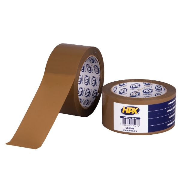 Afbeeldingen van Verpakkingstape - bruin 50mm x 66m VB5066