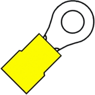 Afbeeldingen van Ringkabelsch. bm=10mm geel a4610r