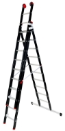 Afbeeldingen van Kel reformladder m.stabilisatiebalk 3x10
