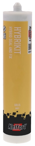 Afbeeldingen van Kelfort hybrikit ms-polymer grijs 290ml