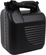 Afbeeldingen van Iro brandstofjerrycan 10ltr zwart