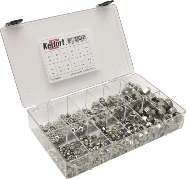 Afbeeldingen van Kelfort assortiment nr. 34 moeren en bor