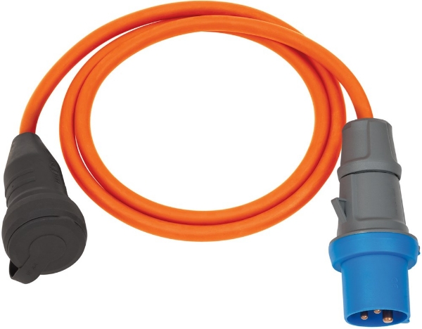Afbeeldingen van Verloopkabel 1,5mtr CEE16A/3p -> 230v/3p