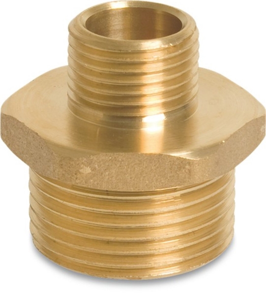 Afbeeldingen van Verloopnippel 16002 messing 3/8'x1/4'