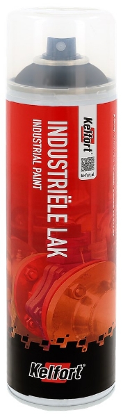 Afbeeldingen van Kelfort industr. lak diepzwart ral9005 500ml