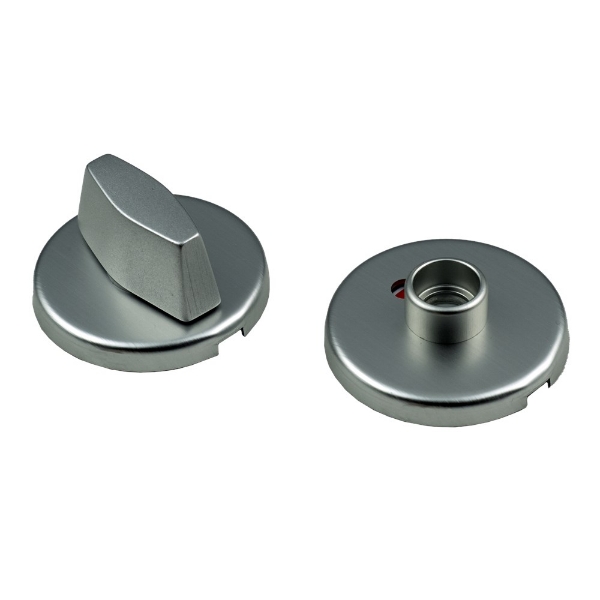 Afbeeldingen van Oxloc paar WC-Rozet klik rood/wit Alu F18mm T