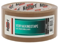 Afbeeldingen van Kelfort verpakkingstape bruin 50mmx66mtr.