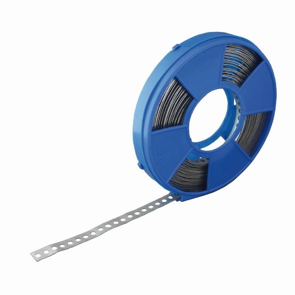 Afbeeldingen van Montageband blauwe cassette - vlak 10 m