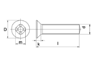 Afbeeldingen van Metaalschroef elvz m3x30 pk din965h