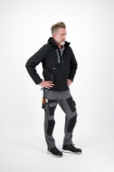 Afbeeldingen van Her taris softshell mt.l gevoerd zwart