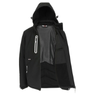 Afbeeldingen van Her taris softshell mt.l gevoerd zwart