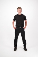 Afbeeldingen van Her argo t-shirt short sl. mt. m zwart