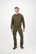 Afbeeldingen van Her Torex broek mt.52(b46)Donker Kaki/ Zwart