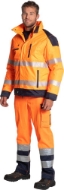 Afbeeldingen van Her jas mt.XL Hodor High Viz Oranje/Marine
