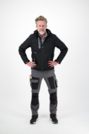 Afbeeldingen van Her taris softshell mt.l gevoerd zwart