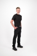 Afbeeldingen van Her argo t-shirt short sl. mt. m zwart