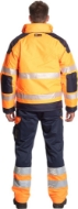 Afbeeldingen van Her jas mt.XL Hodor High Viz Oranje/Marine