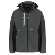 Afbeeldingen van Her taris softshell mt.m gevoerd antr./zw.