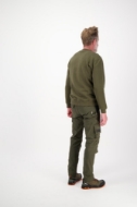 Afbeeldingen van Her Torex broek mt.52(b46)Donker Kaki/ Zwart
