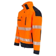 Afbeeldingen van Her jas mt.XL Hodor High Viz Oranje/Marine