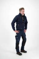Afbeeldingen van Her Otar sweatvest met kraag  mt.XXL Marine