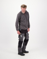 Afbeeldingen van Her werkbroek mt.48(B42) hector antrac./zwart