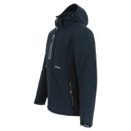 Afbeeldingen van Her taris softshell mt.xl gevoerd marine./zw.