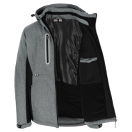 Afbeeldingen van Her taris softshell mt.m  Chine Grijs/zwart