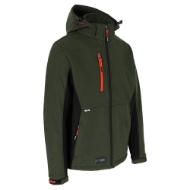 Afbeeldingen van Her softshell jas mt.l kaki/zwart trystan